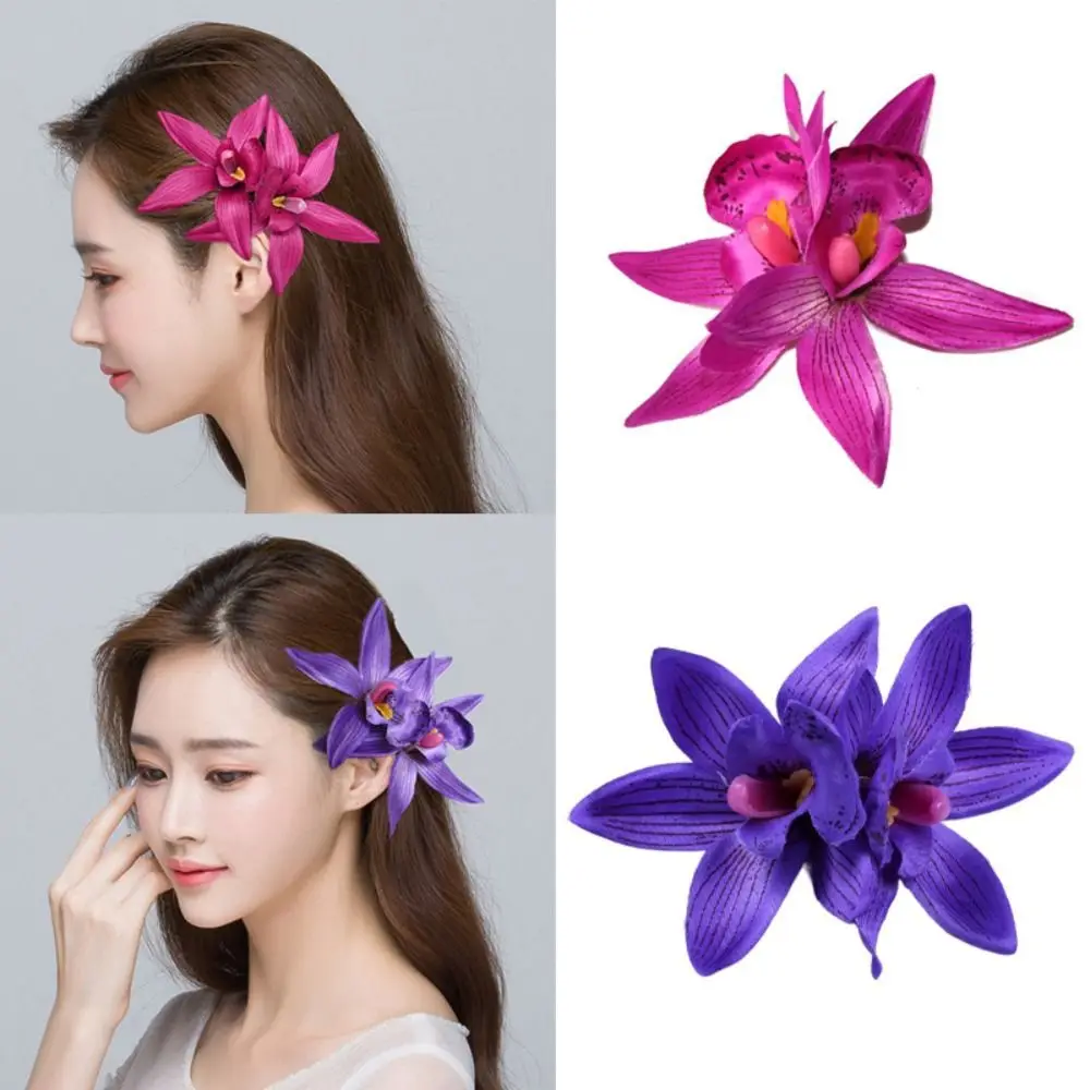 Simulation Flower Hair Clip Korean Style Orchid Barrettes for Women Duckbill Clip Headwear Shark Clip Hair Accessories
Simulation Flower Hair Clip Korean Style Orchid Barrettes for Women Duckbill Clip Headwear Shark Clip Hair Accessories