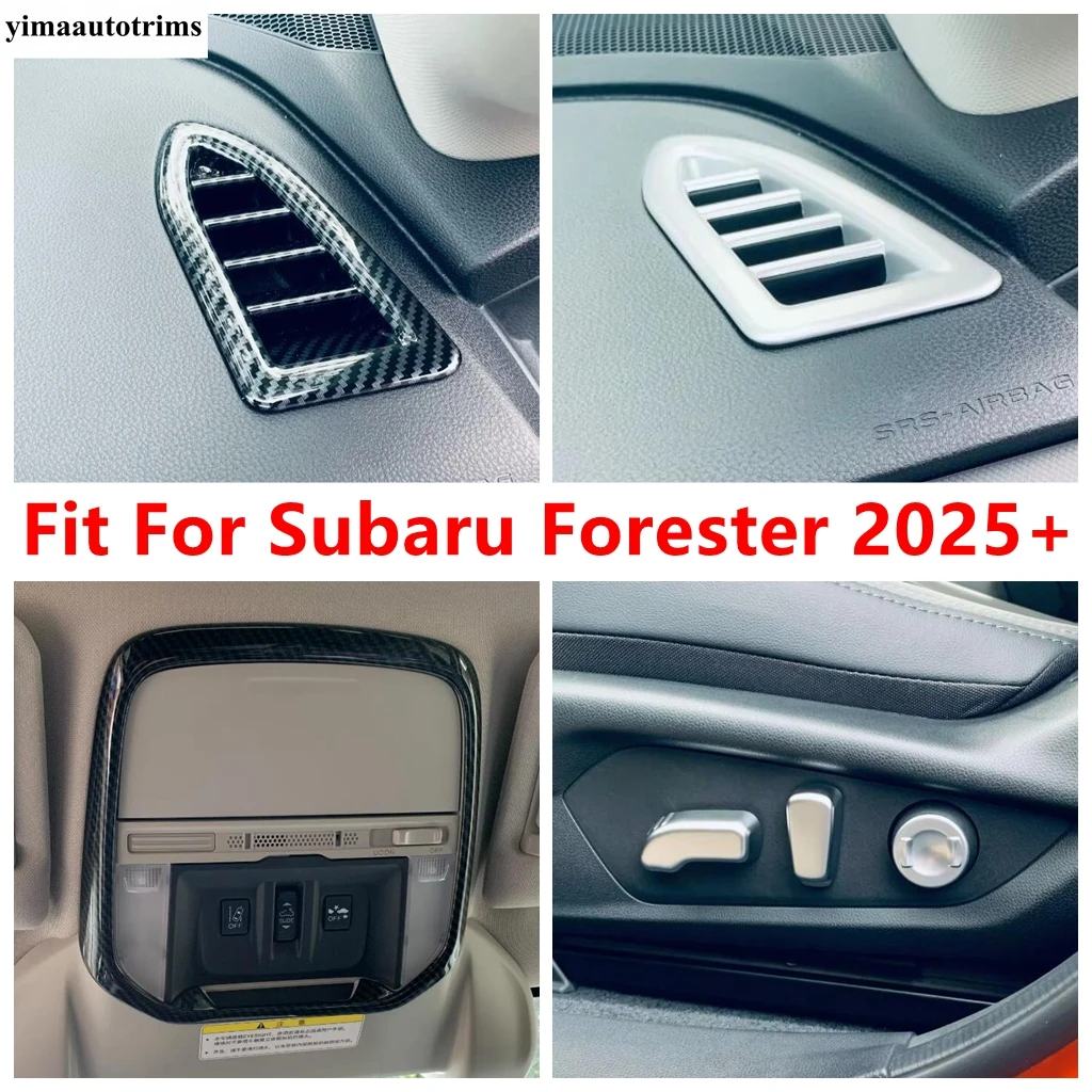 Dashboard AC Air Vent / Reading Light Lamp / Seat Adjust Button Switch Panel Cover Trim ABS Accessories For Subaru Forester 2025
Dashboard AC Air Vent / Reading Light Lamp / Seat Adjust Button Switch Panel Cover Trim ABS Accessories For Subaru Forester 2025