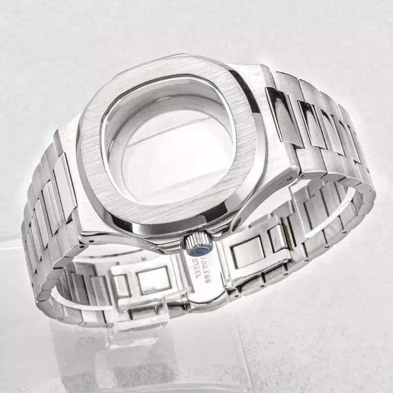 41mm NH35 Case P&P Modified Parts Nautilus Sapphire Glass 316L Stainless Steel Case Strap 30.5mm Dial for Seiko NH35 Movement
41mm NH35 Case P&P Modified Parts Nautilus Sapphire Glass 316L Stainless Steel Case Strap 30.5mm Dial for Seiko NH35 Movement