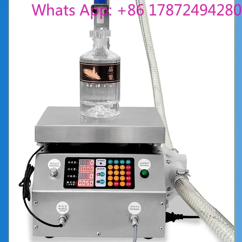 Corrosion-resistant liquid weighing and quantitative filling machine High-speed canning Edible oil automatic filling machine
Corrosion-resistant liquid weighing and quantitative filling machine High-speed canning Edible oil automatic filling machine