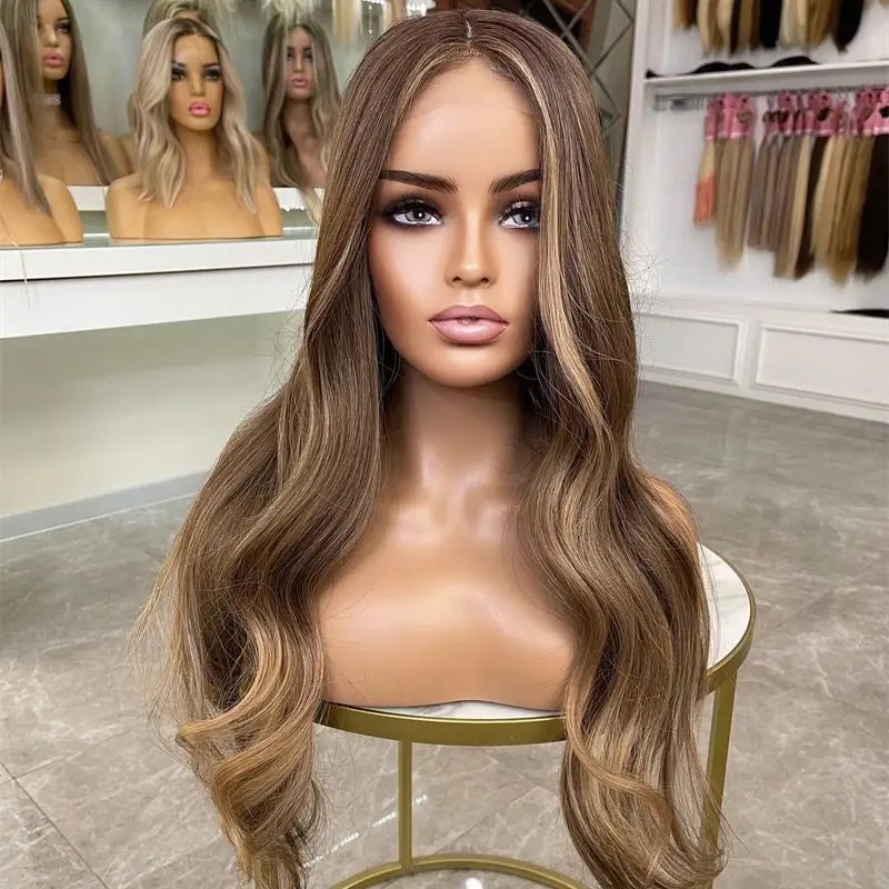 13x4 Long Loose Wave Ombre Blonde Brown Colored Synthetic Hair Wig for Women Heat Resistant Wig High Quality Wig 150% Density
13x4 Long Loose Wave Ombre Blonde Brown Colored Synthetic Hair Wig for Women Heat Resistant Wig High Quality Wig 150% Density