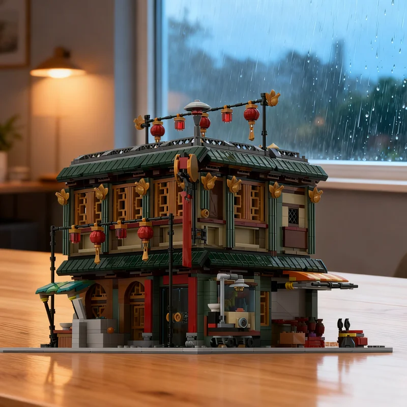 2028pcs MOC Chinese Restaurant Modular Streetscape Model Building Blocks Architecture Toys Christmas Gifts Education Kids Idea
2028pcs MOC Chinese Restaurant Modular Streetscape Model Building Blocks Architecture Toys Christmas Gifts Education Kids Idea