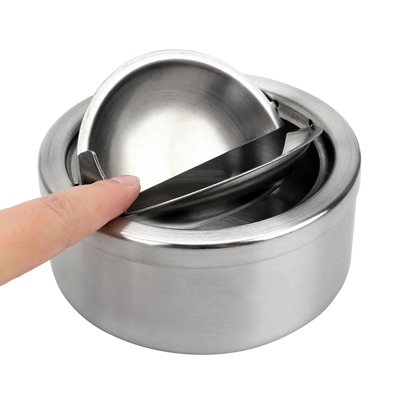 Stainless Steel Ashtrays with Lid Home LivingSilver Round Windproof Ashtray Lighters Smoking Accessories
Stainless Steel Ashtrays with Lid Home LivingSilver Round Windproof Ashtray Lighters Smoking Accessories