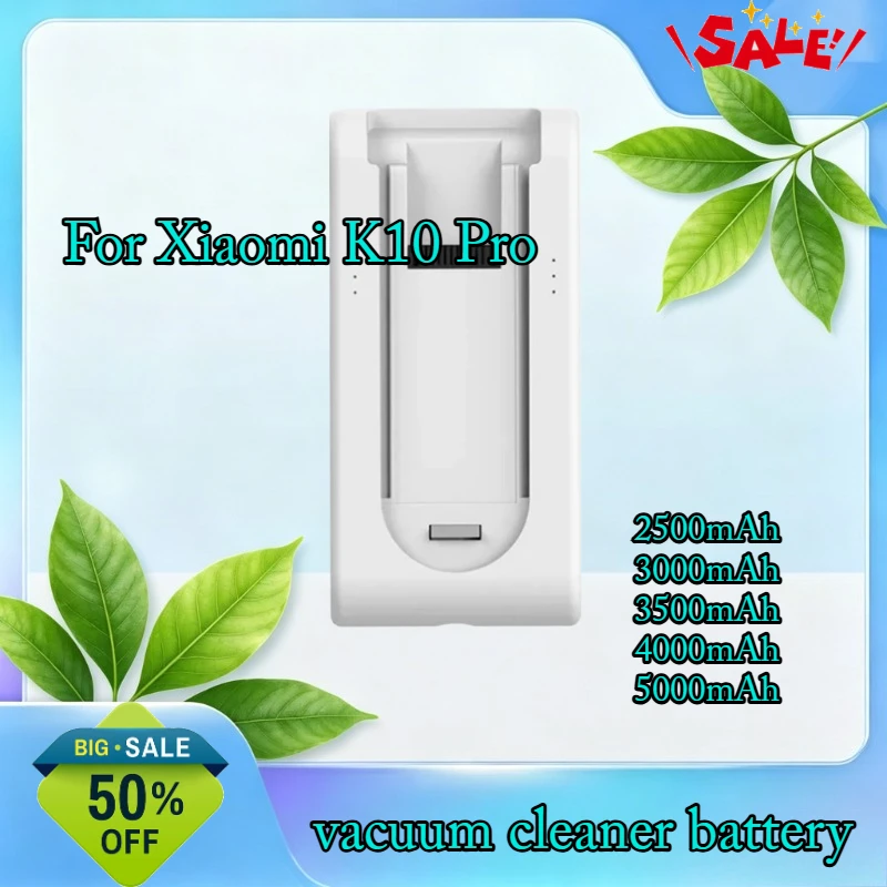 25.2V Li ion Replacement Battery 3000 /3500 /4000mAh For Xiaomi K10 Pro Cordless Vacuum Cleaner
25.2V Li ion Replacement Battery 3000 /3500 /4000mAh For Xiaomi K10 Pro Cordless Vacuum Cleaner