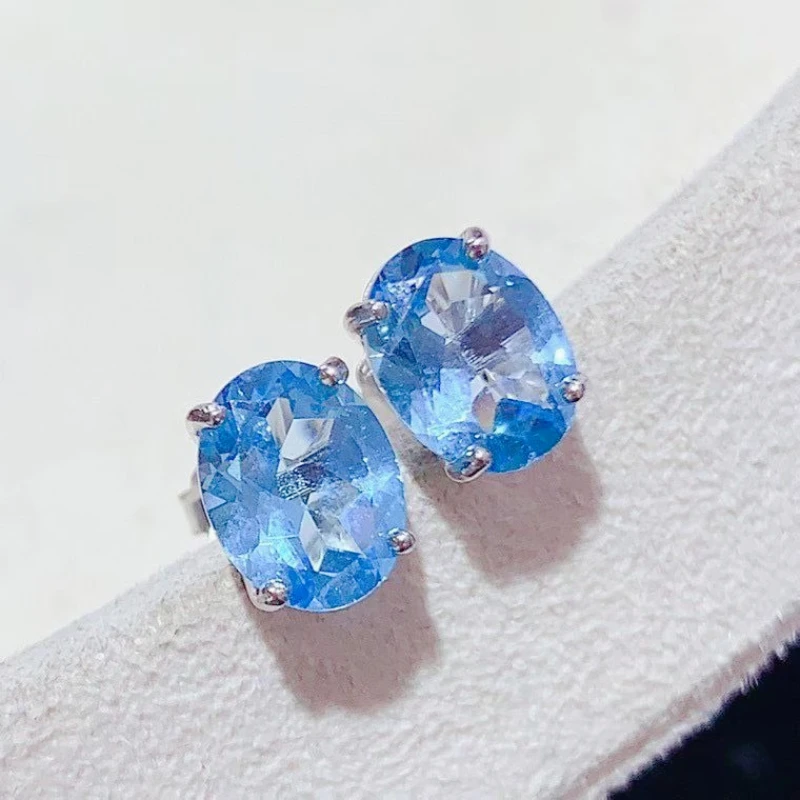 Настоящие серебряные серьги с топазом 6 мм * 8 мм, натуральные серьги-гвоздики с топазом, с сертификатом, из цельного серебра 925 пробы, ювелирные изделия с кристаллами
Настоящие серебряные серьги с топазом 6 мм * 8 мм, натуральные серьги-гвоздики с топазом, с сертификатом, из цельного серебра 925 пробы, ювелирные изделия с кристаллами