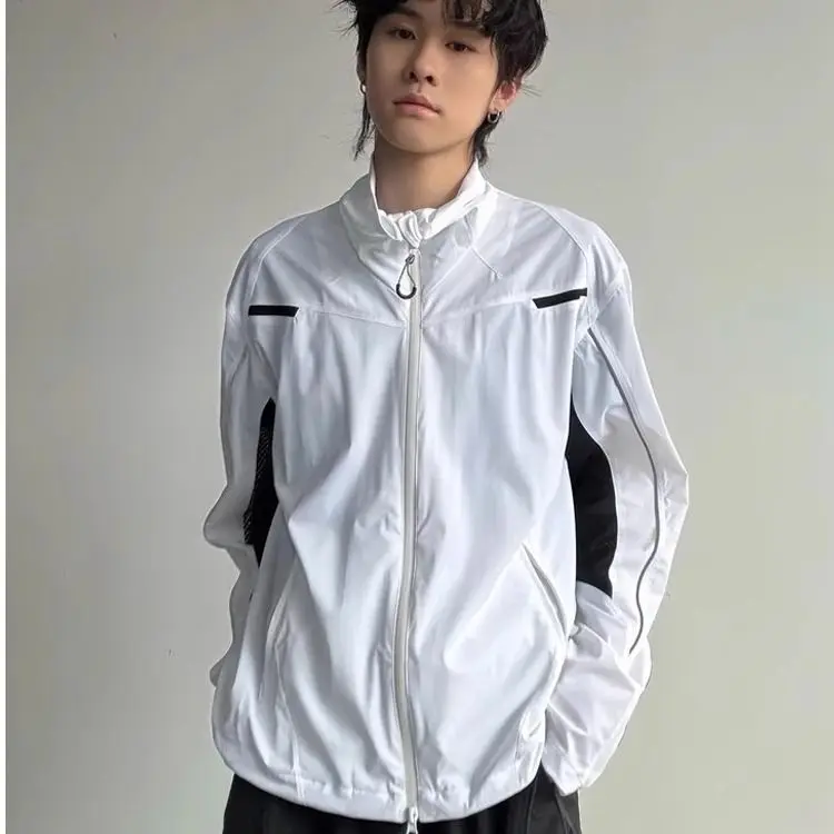 American Cool Sunscreen Clothes Men's And Women's Summer Thin High-end Jacket Outdoor Breathable Splicing Jacket
American Cool Sunscreen Clothes Men's And Women's Summer Thin High-end Jacket Outdoor Breathable Splicing Jacket