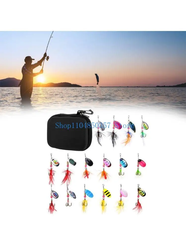 652F Fishing Spinner Swimbaits Set for Saltwater and Saltwater Sequins Lures Set Spoon Professional Treble Hook Spinner Baits
652F Fishing Spinner Swimbaits Set for Saltwater and Saltwater Sequins Lures Set Spoon Professional Treble Hook Spinner Baits