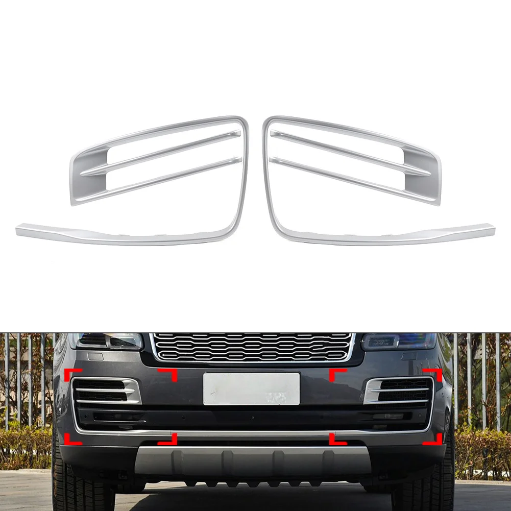 2 PCS Silver Car Front Bumper Fog Light Grille Molding Trim For Land Rover Range Rover 2018 2019 2020 2021 2022
2 PCS Silver Car Front Bumper Fog Light Grille Molding Trim For Land Rover Range Rover 2018 2019 2020 2021 2022