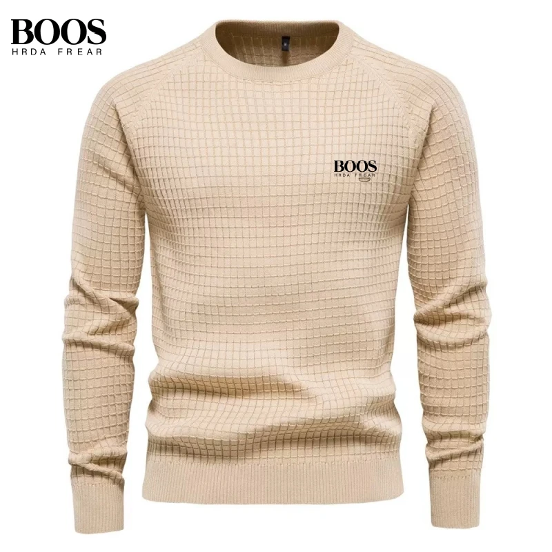 New men's high-quality knitted sweater pullover for autumn and winter fashion, casual and warm, versatile T-shirt top
New men's high-quality knitted sweater pullover for autumn and winter fashion, casual and warm, versatile T-shirt top