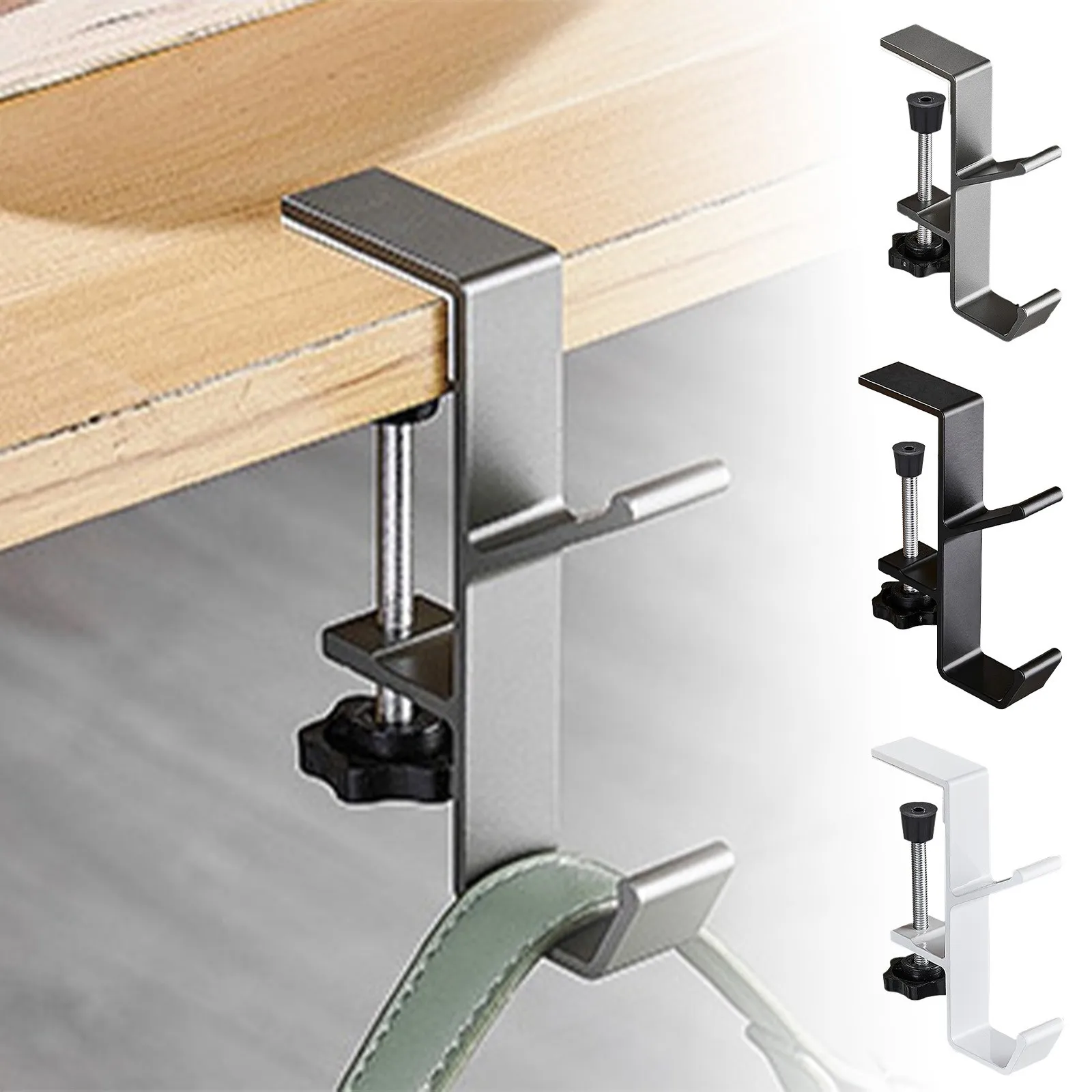 Desk Mount Bag Holder Hook Clamp On Backpack Hanger Portable Desk Mount Headphones Holder Reduce For Table Desk Under Counter
Desk Mount Bag Holder Hook Clamp On Backpack Hanger Portable Desk Mount Headphones Holder Reduce For Table Desk Under Counter