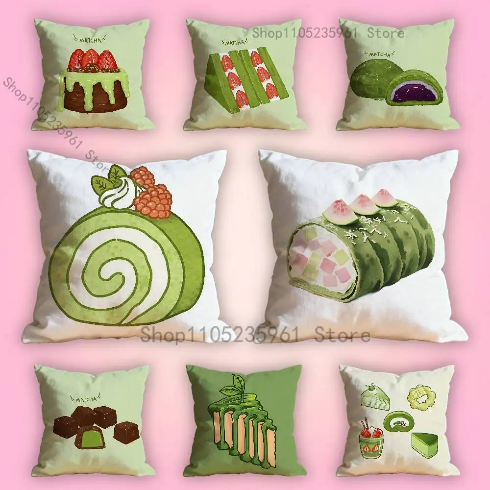 Green INS Style Matcha Cake Print Polyester Pillow Case for Valentine gift Home Sofa Cushion Cover Decoration Custom
Green INS Style Matcha Cake Print Polyester Pillow Case for Valentine gift Home Sofa Cushion Cover Decoration Custom