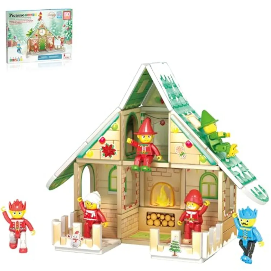 Magnetic Tile Set with Santa Ees Nutcracker 6 Character Figures STEM Educational Construction Toy Winter Magnet Block Gift for
Magnetic Tile Set with Santa Ees Nutcracker 6 Character Figures STEM Educational Construction Toy Winter Magnet Block Gift for