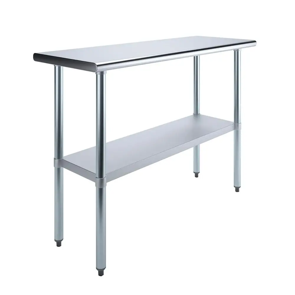 Restaurant-Grade Stainless Steel Work Table, 18 x 48
Restaurant-Grade Stainless Steel Work Table, 18 x 48