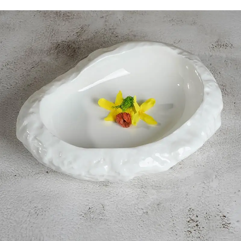 Ceramic Dinner Plate Specialty Irregular Shaped Tableware Pasta Plates Soup Basin Salad Dish Hotel Restaurant Snack Dessert Tray
Ceramic Dinner Plate Specialty Irregular Shaped Tableware Pasta Plates Soup Basin Salad Dish Hotel Restaurant Snack Dessert Tray