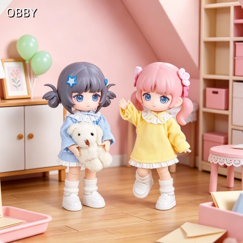 For Obitsu 11 Doll Cute Pajamas Dress For OB11 1/12 Gsc Molly YMY Asi 2.0 Body9 Doll Cloth NAGI Doll Outfit Clothes
For Obitsu 11 Doll Cute Pajamas Dress For OB11 1/12 Gsc Molly YMY Asi 2.0 Body9 Doll Cloth NAGI Doll Outfit Clothes