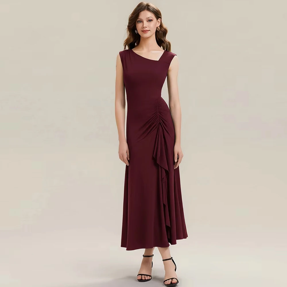 BAZIIINGAAA Party Dress A Sleeveless Asymmetrical Ruffled A-Line Maxi Evening Dresses
BAZIIINGAAA Party Dress A Sleeveless Asymmetrical Ruffled A-Line Maxi Evening Dresses