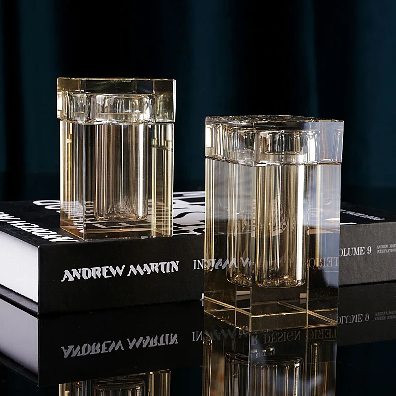 European Crystal Glass Toothpick Tube with Lid Cotton Swab Box Living Room Dining Table Exquisite Square Toothpick Box Decor
European Crystal Glass Toothpick Tube with Lid Cotton Swab Box Living Room Dining Table Exquisite Square Toothpick Box Decor