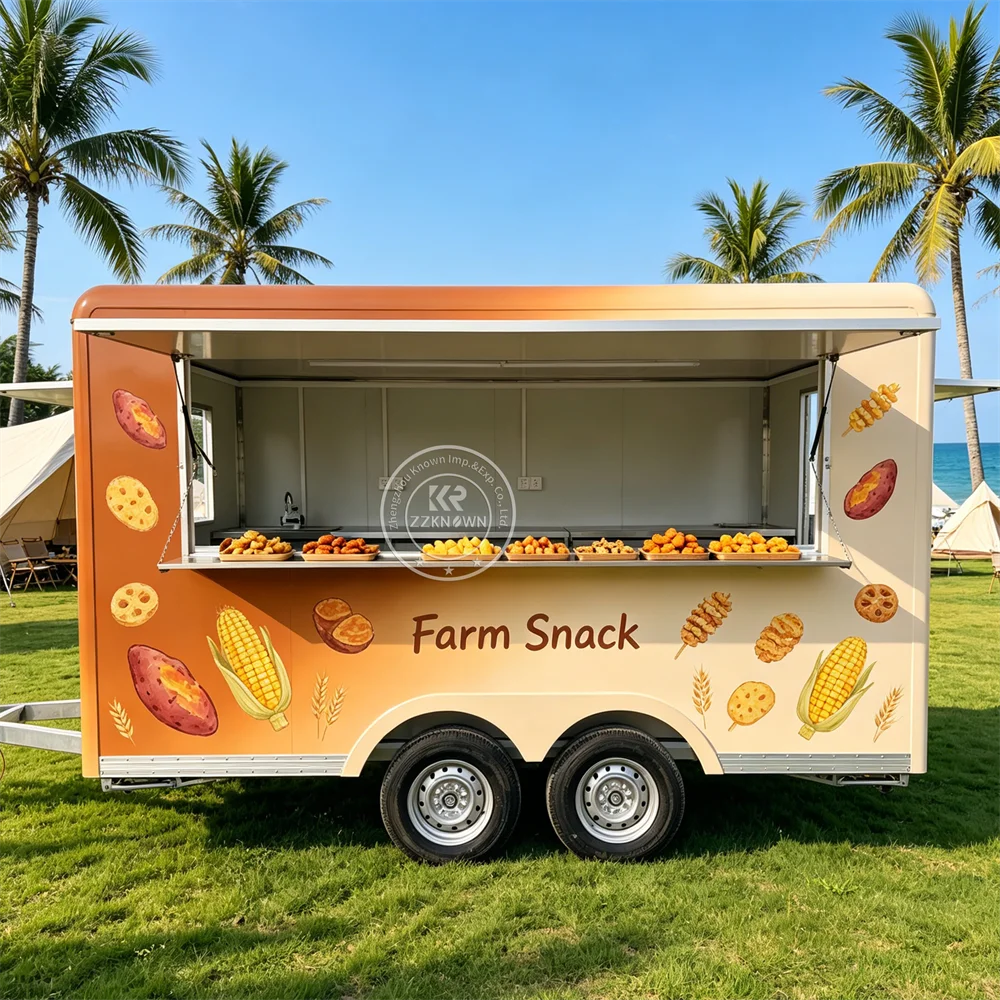 Concession Food Truck Street Ice Cream Cart Customized Catering Truck Mobile Fast Food Trailer With Full Kitchen Equipments
Concession Food Truck Street Ice Cream Cart Customized Catering Truck Mobile Fast Food Trailer With Full Kitchen Equipments