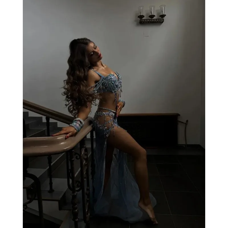 Customized Eastern Bellydance Dress Indian Clothes Women Belly Dancing Bra and Skirt Oriental Dance Costume ベリーダンス Falda
Customized Eastern Bellydance Dress Indian Clothes Women Belly Dancing Bra and Skirt Oriental Dance Costume ベリーダンス Falda