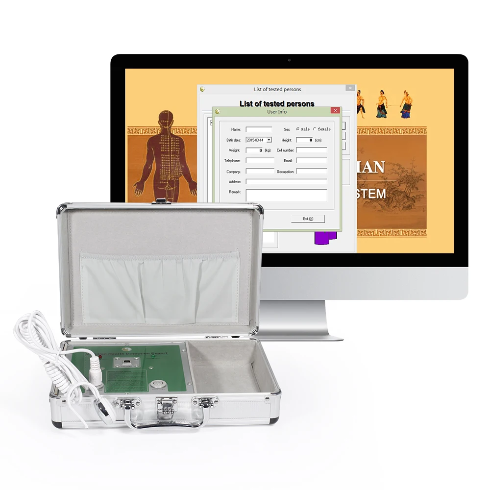 Upgraded ABS Material Meridian Body Health Diagnostic Machine Device English/Vietnamese/Korean/Russian Version for Health Care
Upgraded ABS Material Meridian Body Health Diagnostic Machine Device English/Vietnamese/Korean/Russian Version for Health Care