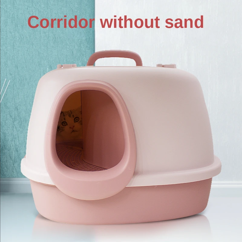 Cat Bedpans Hallway Litter Box Super Large All Half Enclosed Spatter-Proof Litter Box Odor-Proof Litter Proof Baby Cat Toilet
Cat Bedpans Hallway Litter Box Super Large All Half Enclosed Spatter-Proof Litter Box Odor-Proof Litter Proof Baby Cat Toilet