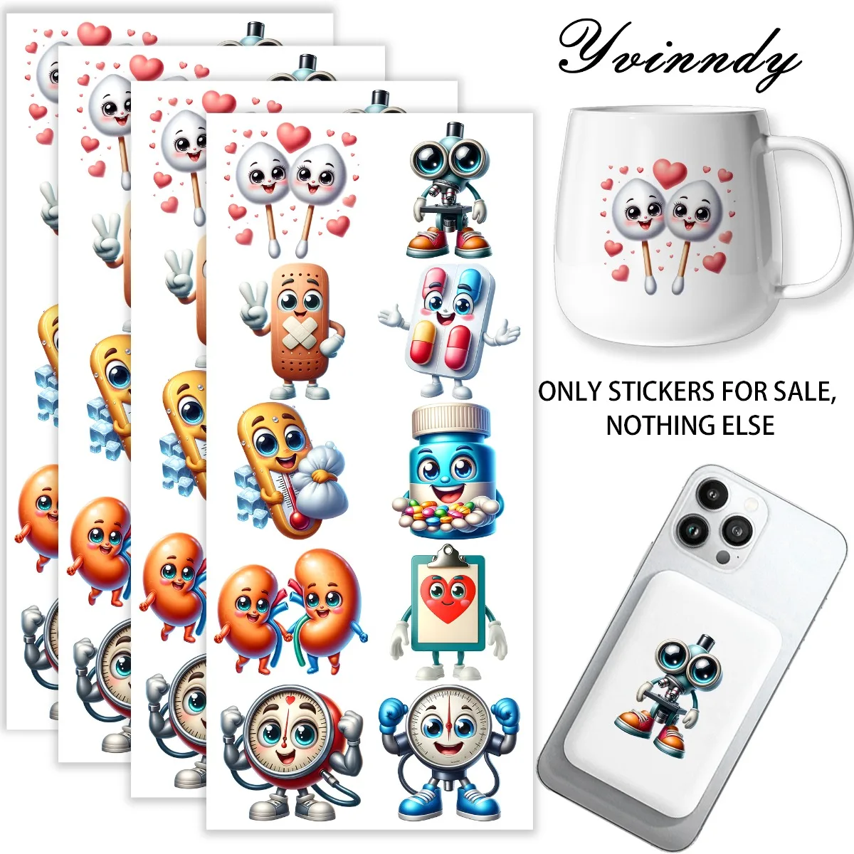 Набор из 40 УФ-наклеек DTF с забавными выражениями для переноса на кружки (только наклейки в комплекте)
Набор из 40 УФ-наклеек DTF с забавными выражениями для переноса на кружки (только наклейки в комплекте)