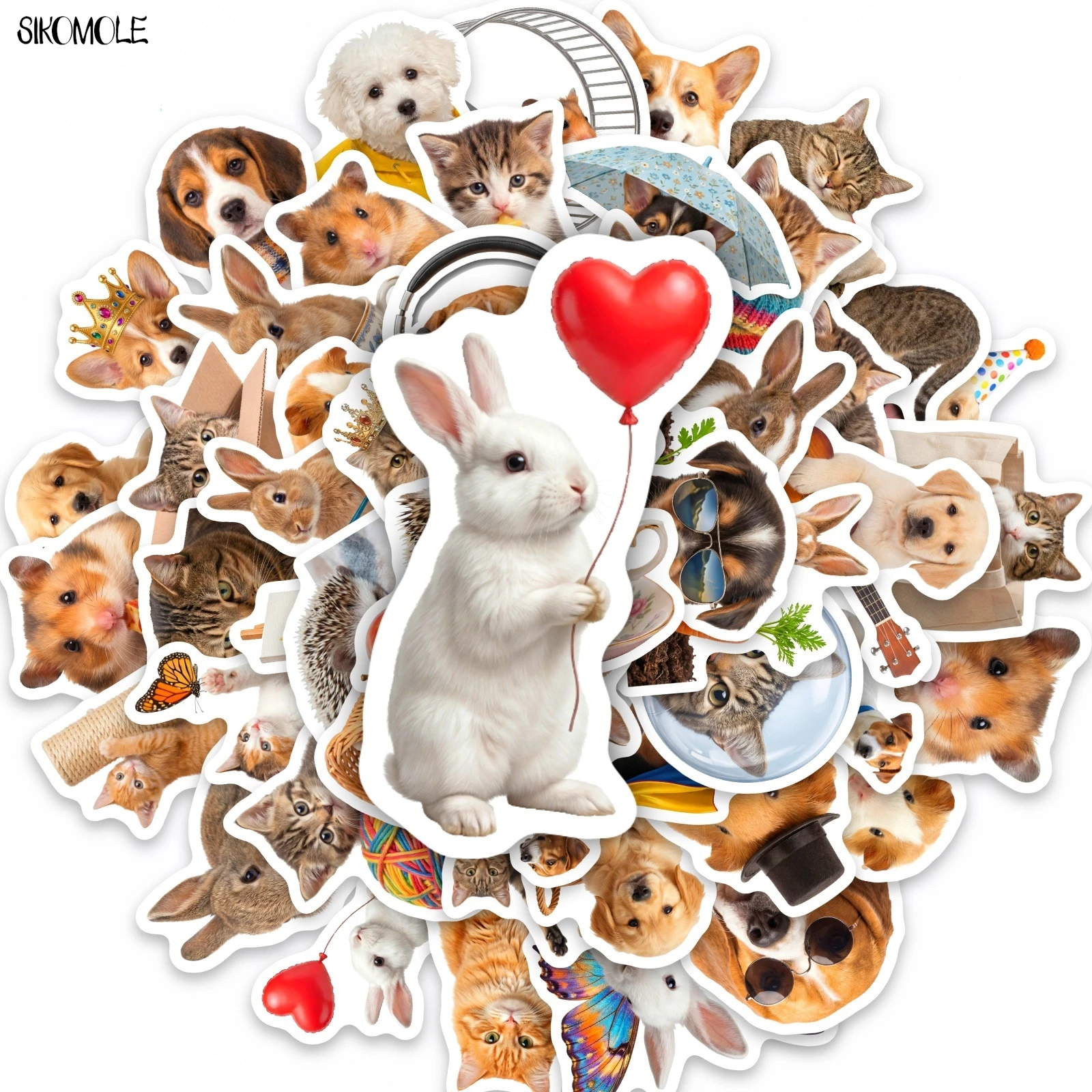 10/30/50PCS Kawaii Animal Stickers Dog Cat Rabbit Stickers Book DIY Skateboard Toys Luggage Suitcase Decoration Graffiti Sticker
10/30/50PCS Kawaii Animal Stickers Dog Cat Rabbit Stickers Book DIY Skateboard Toys Luggage Suitcase Decoration Graffiti Sticker