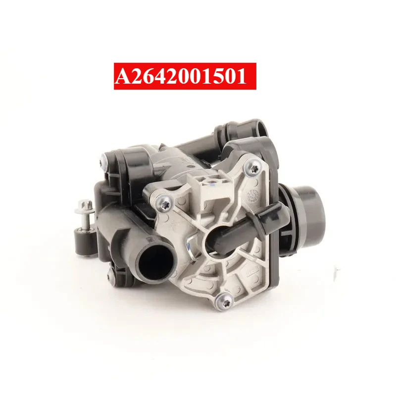 A2642001501 Engine Coolant Thermostat Housing for Mercedes-Benz GLE300 E300 S320 C300 C200 W222 W213 W205 W167
A2642001501 Engine Coolant Thermostat Housing for Mercedes-Benz GLE300 E300 S320 C300 C200 W222 W213 W205 W167