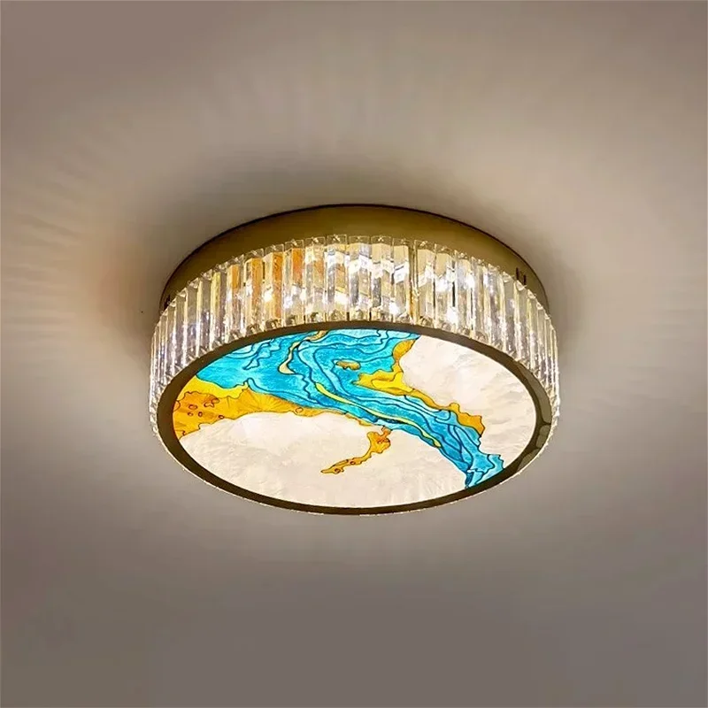 Nordic Luxury Ceiling Light Neo-chinese Style Originality Romance Cafe Bedroom Living Room Ceiling Lamp Crystal Enamel Lighting
Nordic Luxury Ceiling Light Neo-chinese Style Originality Romance Cafe Bedroom Living Room Ceiling Lamp Crystal Enamel Lighting
