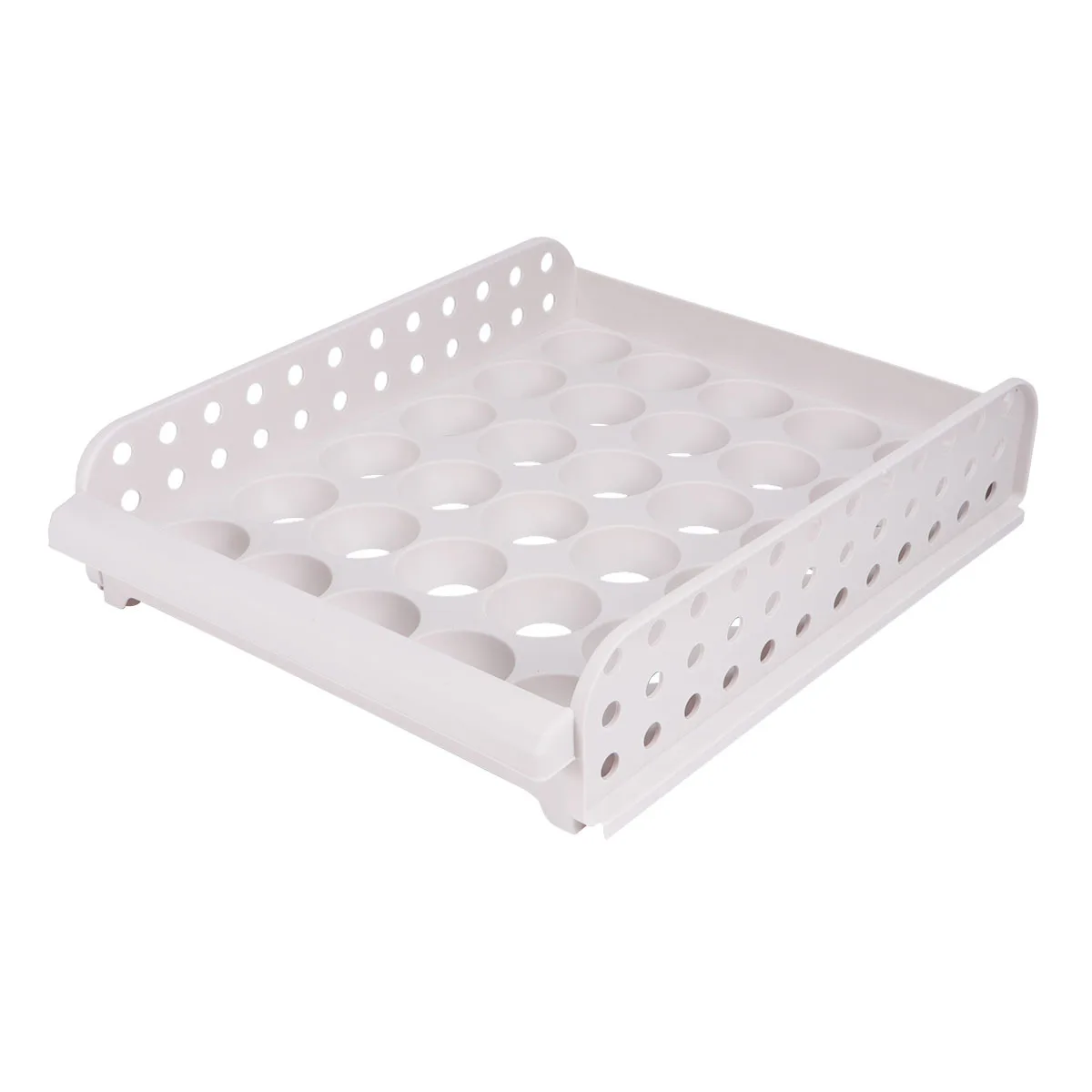 Stackable Egg Storage Box 30 Grids Plastic Egg Tray Container for Refrigerator Kitchen Crisper Organizer Space Saving
Stackable Egg Storage Box 30 Grids Plastic Egg Tray Container for Refrigerator Kitchen Crisper Organizer Space Saving