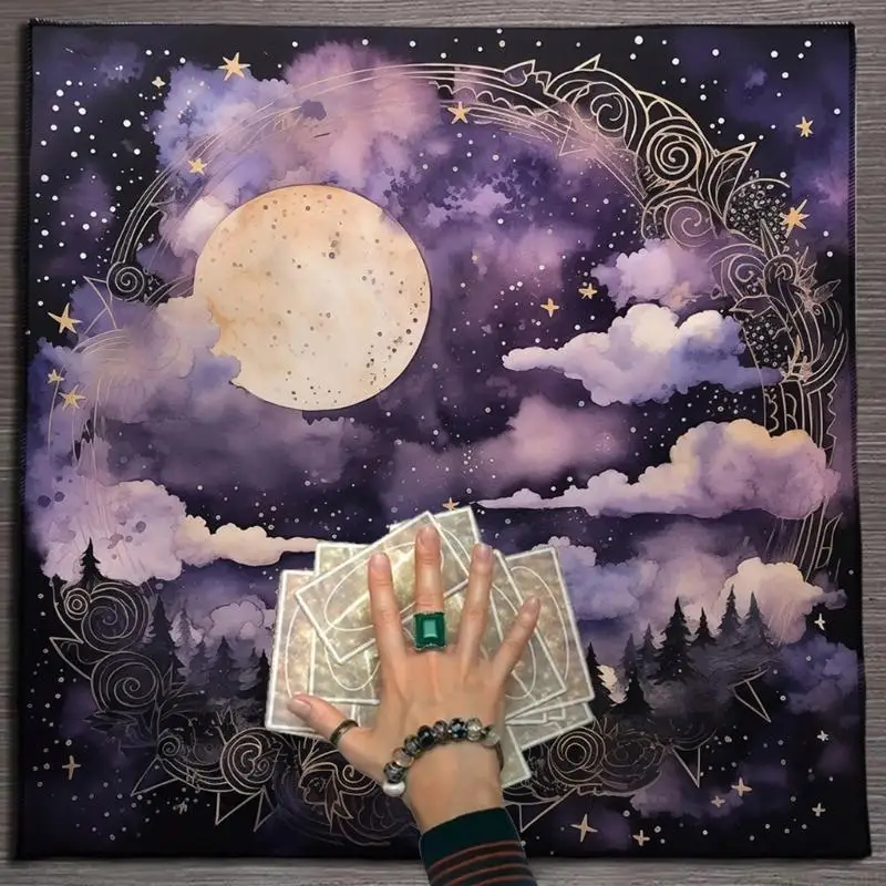 M5TC Tarots Tablecloth Multifunction Divination Table Cloth 50x50/60x60/75x75cm Board Game Mat Card Pad Altar Cloth Table Mat
M5TC Tarots Tablecloth Multifunction Divination Table Cloth 50x50/60x60/75x75cm Board Game Mat Card Pad Altar Cloth Table Mat