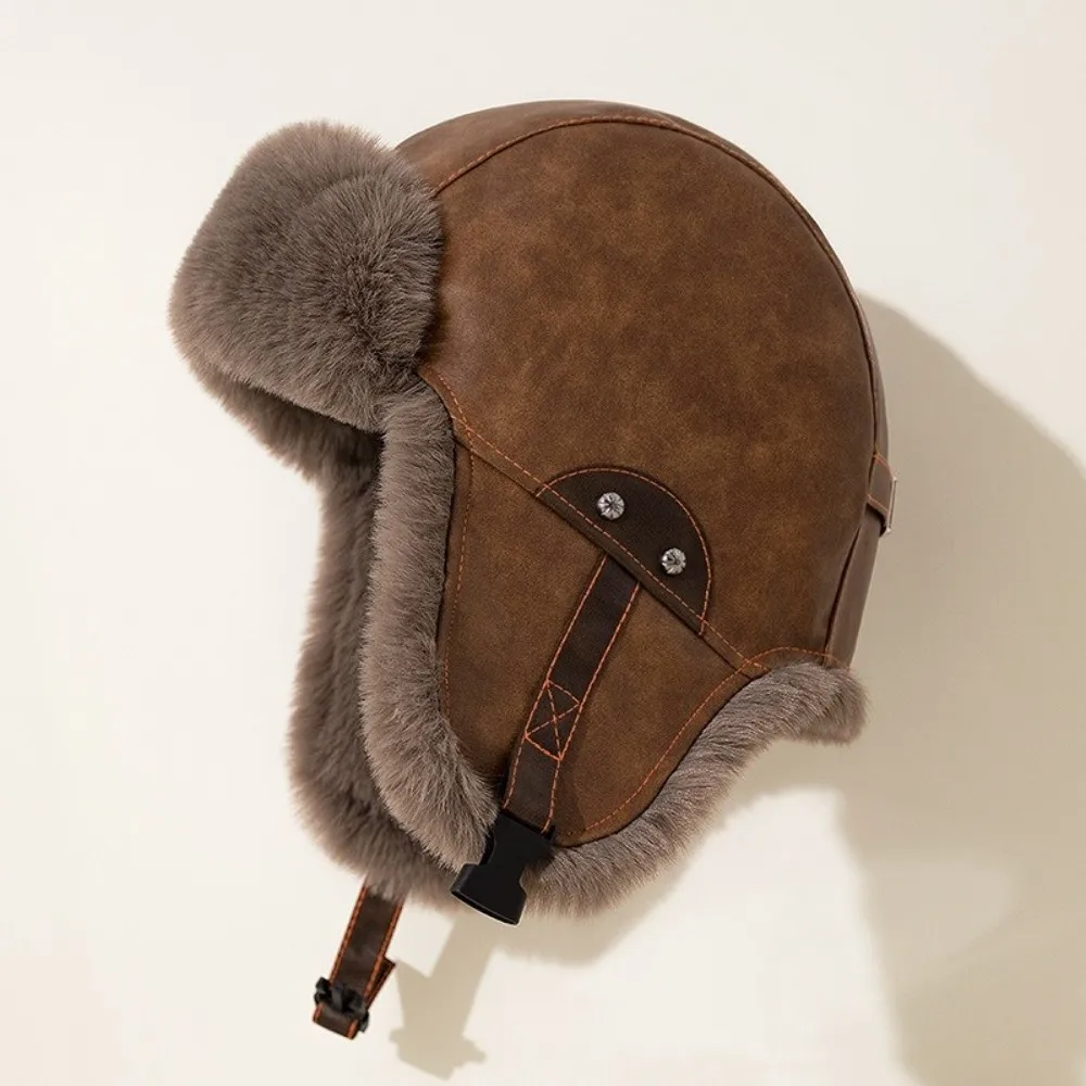 Мотоциклетная шапка из искусственной кожи в стиле ретро, защита ушей, ветрозащитная шапка-ловушка, утолщенная зимняя теплая шапка пилота
Мотоциклетная шапка из искусственной кожи в стиле ретро, защита ушей, ветрозащитная шапка-ловушка, утолщенная зимняя теплая шапка пилота