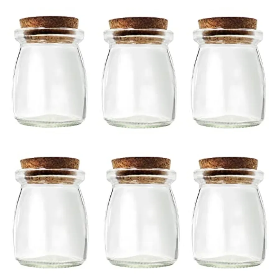 6Pcs Decorative Glass Bottle with Cork Stopper, 100ml, 3.4oz Mini Glass Wish Favor Bottle Jars with Cork Lid, Corked Small Pudd
6Pcs Decorative Glass Bottle with Cork Stopper, 100ml, 3.4oz Mini Glass Wish Favor Bottle Jars with Cork Lid, Corked Small Pudd