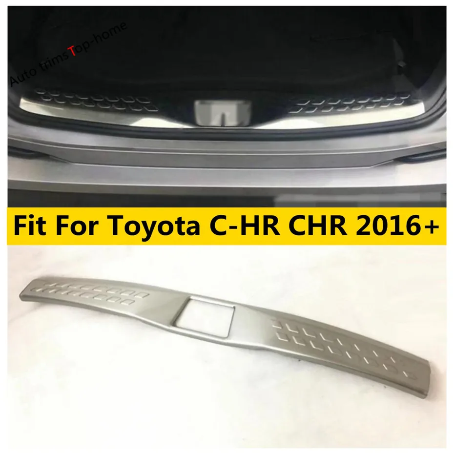 Stainless Steel Rear Tail Bumper Guard Protector Plate Cover Kit Trim Fit For Toyota C-HR CHR 2016 - 2022 Accessories Interior
Stainless Steel Rear Tail Bumper Guard Protector Plate Cover Kit Trim Fit For Toyota C-HR CHR 2016 - 2022 Accessories Interior