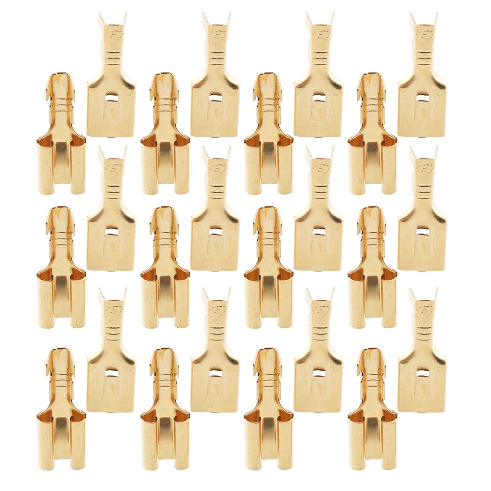 100pcs Audio Spade Wire Connectors Crimp Terminal Quick Disconnect Female For Car Speaker Electrical Wiring Automotive Audio 
100pcs Audio Spade Wire Connectors Crimp Terminal Quick Disconnect Female For Car Speaker Electrical Wiring Automotive Audio