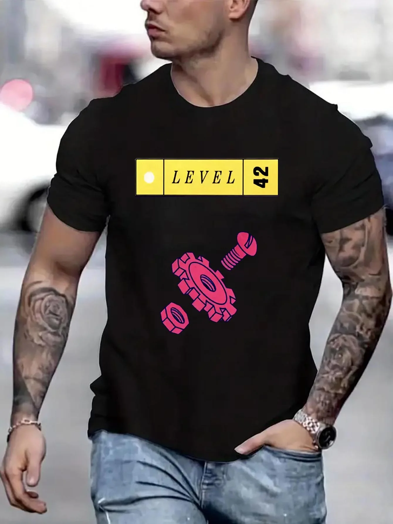 LEVEL 42 WORLD MACHINE Anime Clothes New Gifts And T-Shirts T-Shirts For Men Girl Clothes Men T-Shirt B5021418
LEVEL 42 WORLD MACHINE Anime Clothes New Gifts And T-Shirts T-Shirts For Men Girl Clothes Men T-Shirt B5021418