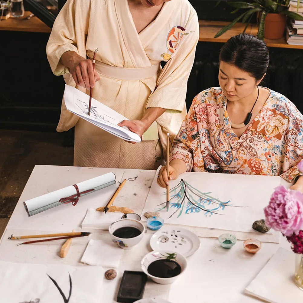 2Pcs Chinese Calligraphy Accessory Blank Xuan Paper Scrolls for Drawing Writing and Home Supplies Calligraphy Scroll Paper
2Pcs Chinese Calligraphy Accessory Blank Xuan Paper Scrolls for Drawing Writing and Home Supplies Calligraphy Scroll Paper