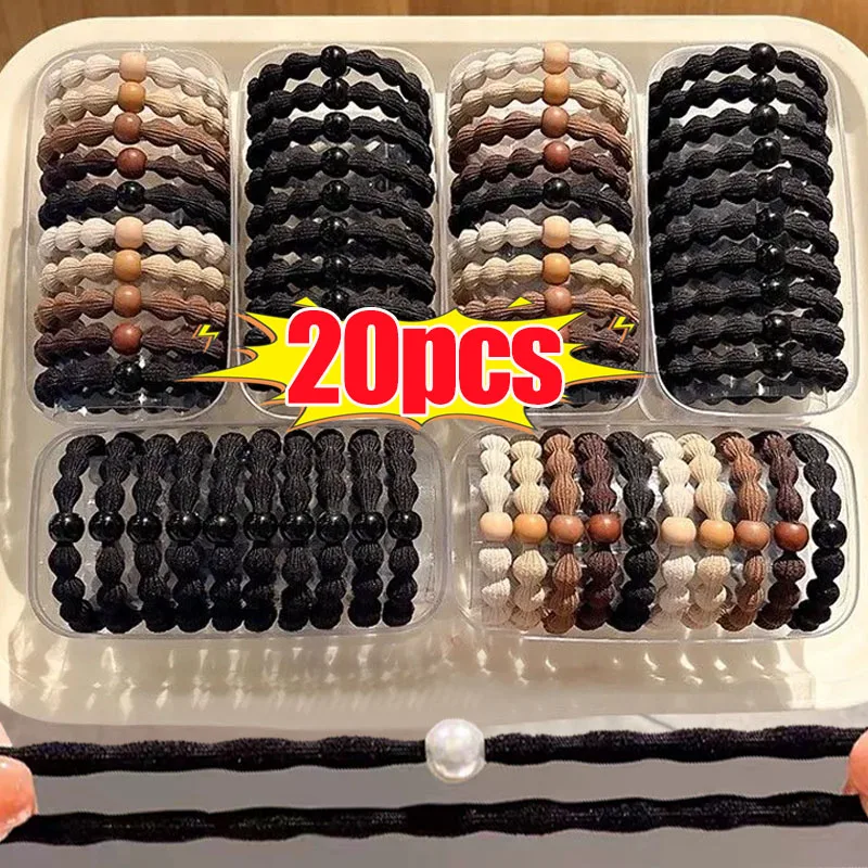Pearl Beads Durable Headband 5/20pcs High Elastic Thick Hair Rings Rope Ties High Ponytail Holders Nylon Headwear Accessories
Pearl Beads Durable Headband 5/20pcs High Elastic Thick Hair Rings Rope Ties High Ponytail Holders Nylon Headwear Accessories