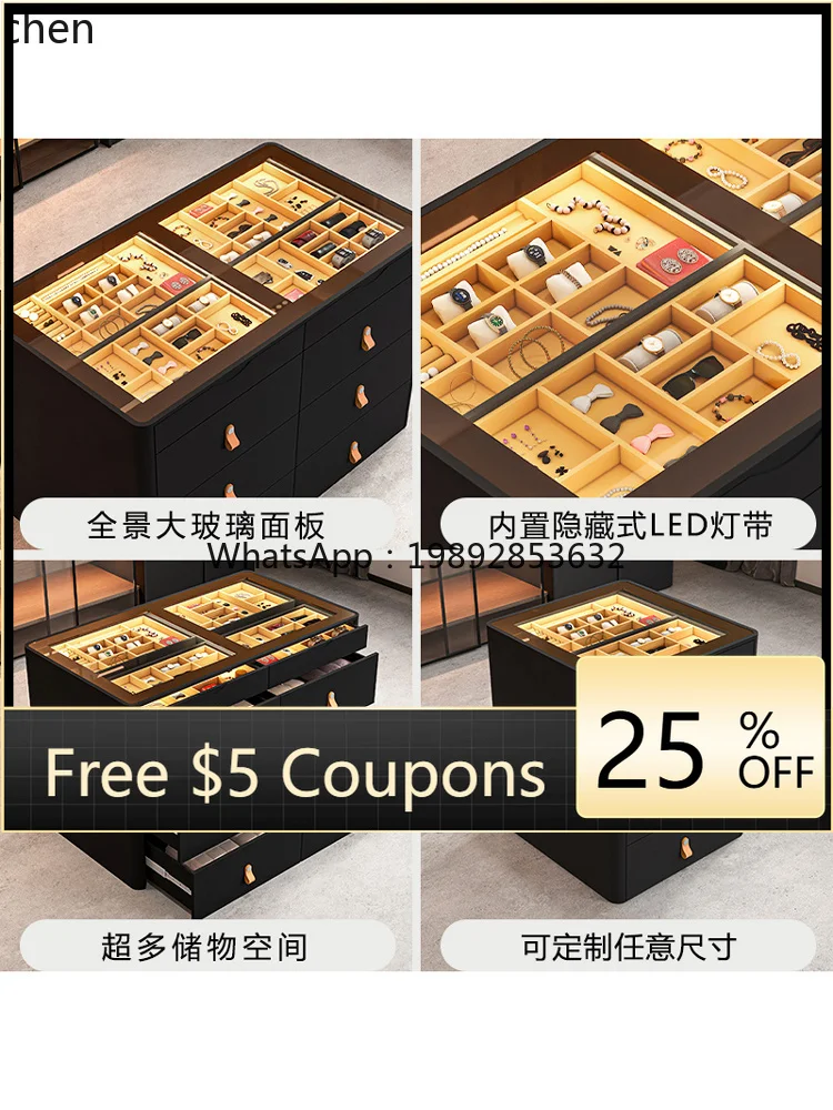 solid wood multi-layer cloakroom jewelry storage floor-to-ceiling home bedroom chest 
solid wood multi-layer cloakroom jewelry storage floor-to-ceiling home bedroom chest