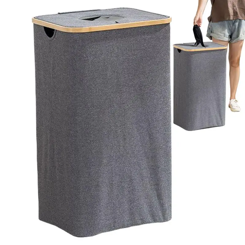 Laundry Hamper With Lid Large Clothes Hamper Foldable 105L Capacity Portable Storage Bag For Self-Driving Tour Space Saving
Laundry Hamper With Lid Large Clothes Hamper Foldable 105L Capacity Portable Storage Bag For Self-Driving Tour Space Saving