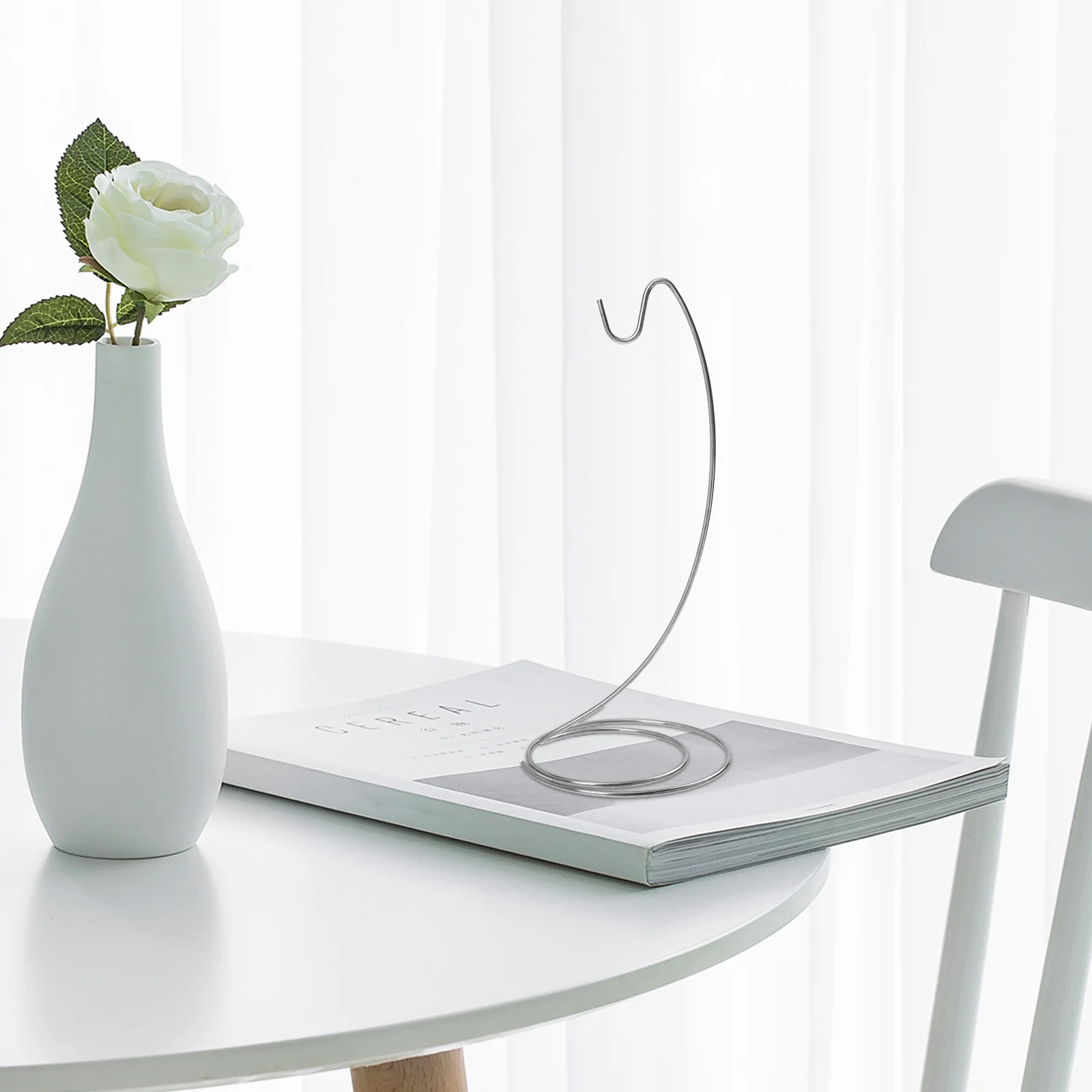 Iron Hanging Ornament Holder Silver Tone Sturdy Display Stand Lantern Holder Flower Pot Stand Home Decor Iron Hanging Rack
Iron Hanging Ornament Holder Silver Tone Sturdy Display Stand Lantern Holder Flower Pot Stand Home Decor Iron Hanging Rack