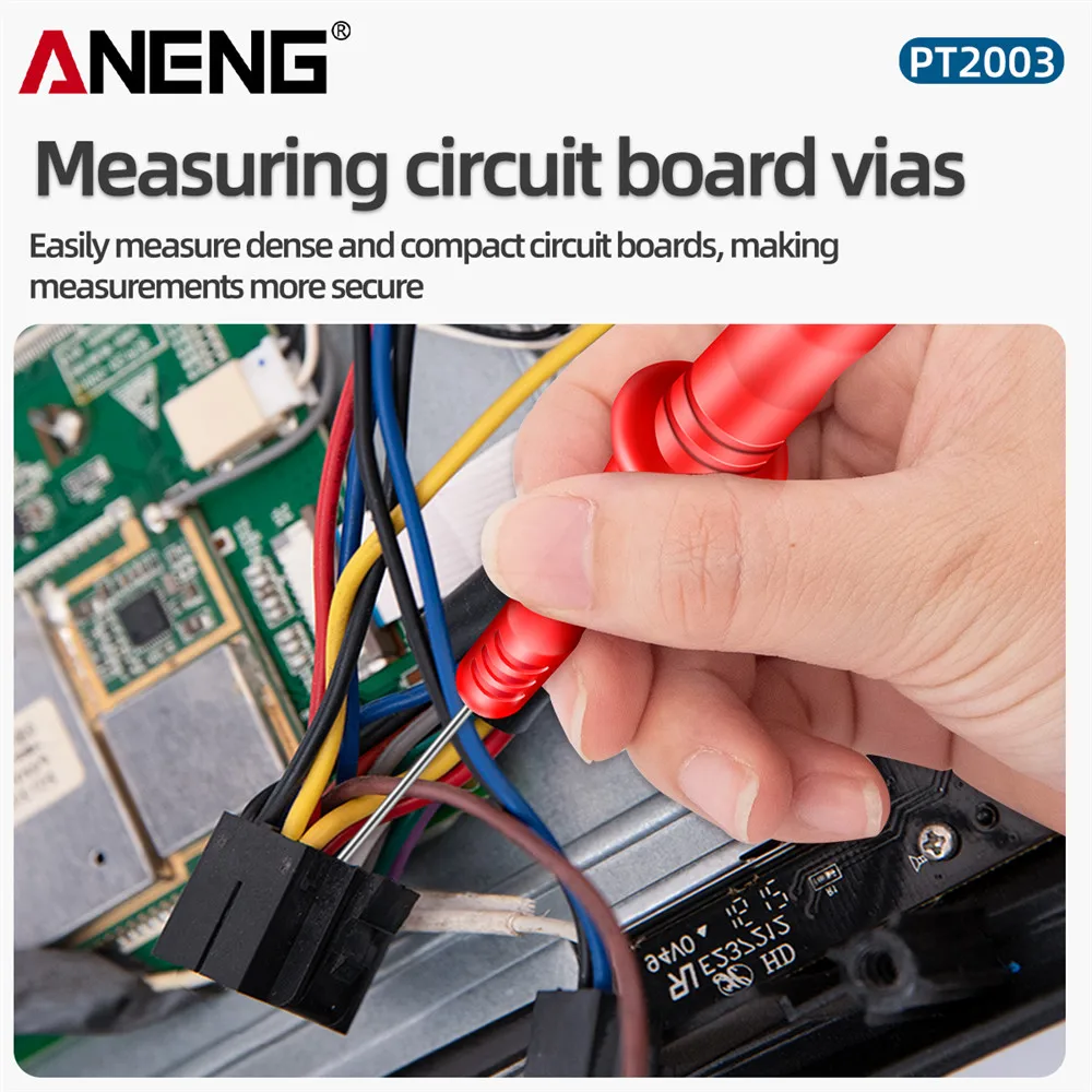 1000V/10A Pen Extension Needle Tip Multimeter Wire ANENG PT2003 1 Pair Probe Tip Test Fine tip Bendable Probe Detachable Tools
1000V/10A Pen Extension Needle Tip Multimeter Wire ANENG PT2003 1 Pair Probe Tip Test Fine tip Bendable Probe Detachable Tools