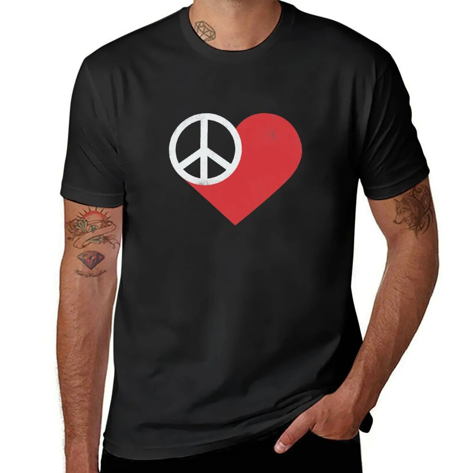 Peace & Love T-Shirt anime t shirts funny shirt cotton vintage anime shirt mens designer t shirt
Peace & Love T-Shirt anime t shirts funny shirt cotton vintage anime shirt mens designer t shirt