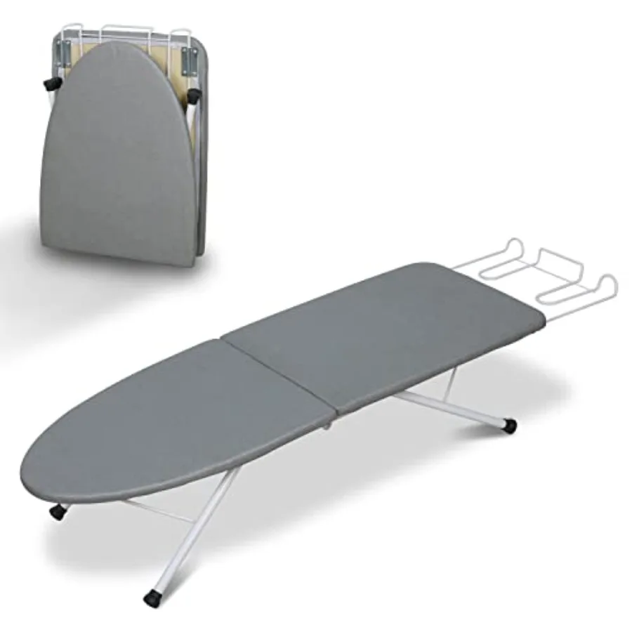 Tabletop Ironing Board, Portable Iron Board with Iron Rest, Foldable Small Ironing Board with Heat Resistant Cover and 100 Cott
Tabletop Ironing Board, Portable Iron Board with Iron Rest, Foldable Small Ironing Board with Heat Resistant Cover and 100 Cott