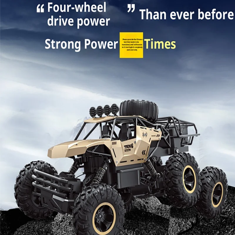 Очень большой внедорожный радиоуправляемый автомобиль для детей — высокоскоростной перезаряжаемый сплав, четырехколесный альпинистский автомобиль, игрушка с дистанционным управлением для мальчиков
Очень большой внедорожный радиоуправляемый автомобиль для детей — высокоскоростной перезаряжаемый сплав, четырехколесный альпинистский автомобиль, игрушка с дистанционным управлением для мальчиков