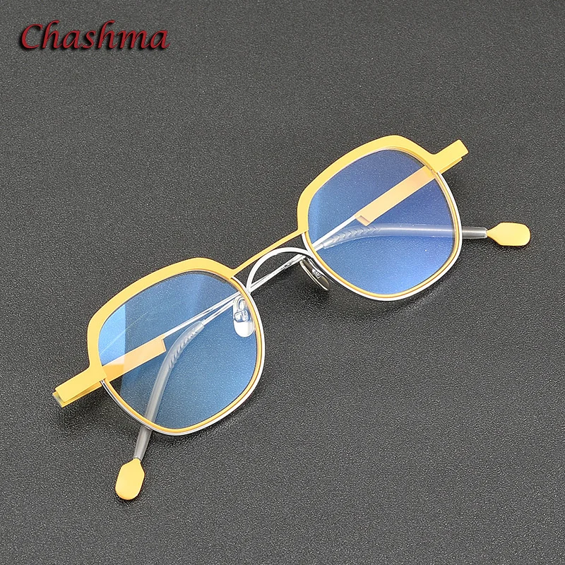 Оправа для очков по рецепту Chashma, оправа для оптических очков из чистого титана, мужская ультралегкая модная оправа для линз по рецепту
Оправа для очков по рецепту Chashma, оправа для оптических очков из чистого титана, мужская ультралегкая модная оправа для линз по рецепту