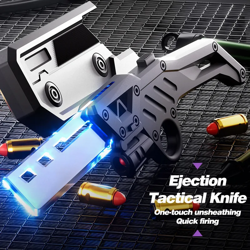 Ejection Tactical Knife Weapon Dagger One Click to Open Cool Blade Fidget Spinner Samurai Sword Collection Antistress Toys Gifts
Ejection Tactical Knife Weapon Dagger One Click to Open Cool Blade Fidget Spinner Samurai Sword Collection Antistress Toys Gifts