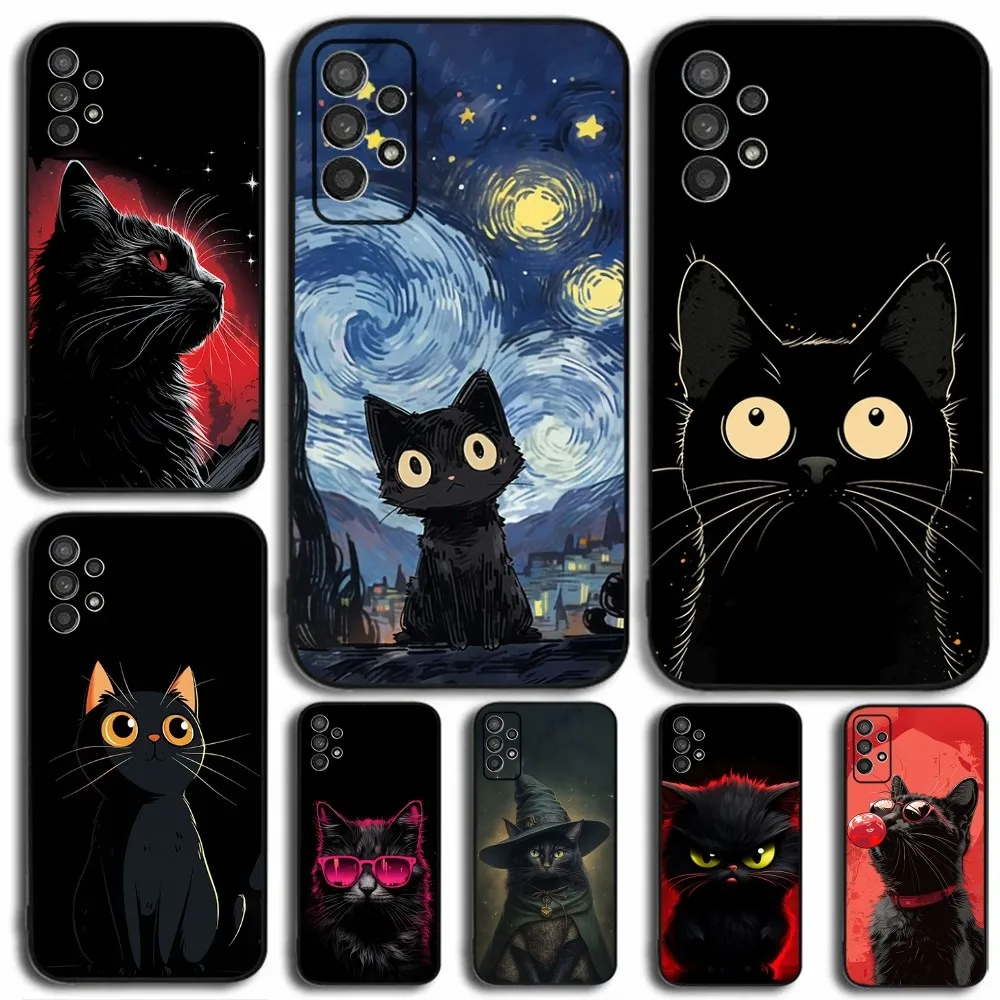 Black Cat Art Phone Case For Samsung Galaxy A13,A21s,A22,A31,A32,A52,A53,A71,A80,A91 Soft Black Cover
Black Cat Art Phone Case For Samsung Galaxy A13,A21s,A22,A31,A32,A52,A53,A71,A80,A91 Soft Black Cover