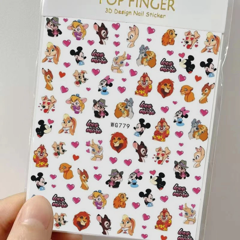 1PCS Disney Cartoon Lion King Nail Stickers Anime Mickey Stitch Stickers For Nails Princess Stickers Minnie Nail Art Supplies
1PCS Disney Cartoon Lion King Nail Stickers Anime Mickey Stitch Stickers For Nails Princess Stickers Minnie Nail Art Supplies