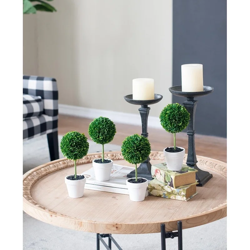 S4 D3.5x9" Artificial Topiaries in Cream Pot
S4 D3.5x9" Artificial Topiaries in Cream Pot